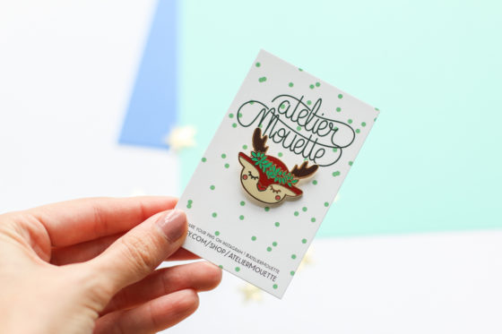Atelier Mouette Pin's émaillé Boutique