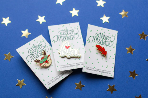Atelier Mouette Pin's émaillé Boutique